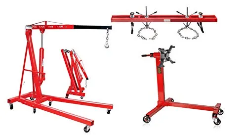 otgerlensker products Motorheber Motorkran 2000 kg + Motorhalter 454 kg + Motorträger 500 kg