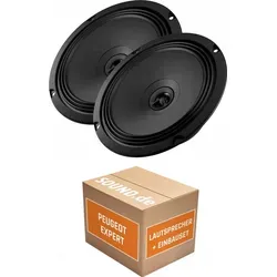 Audison APX 6.5 Lautsprecher Einbaupaket für Peugeot Expert - Komplettset für den Lautsprecher-Einbau im Peugeot Expert (2007-2016). Enthält 2x Audison APX 6.5 Tief-Mitteltöner mit integriertem Hochtöner und passendes Zubehör für eine einfache Installation.