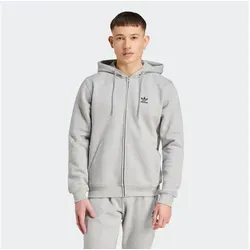 adidas Sweatjacke Grau Größe L Herren - Herren Kapuzenjacke von adidas, atmungsaktives Material, ideal für sportliche Aktivitäten oder Freizeit. Mit Kapuze und Reißverschluss für optimalen Tragekomfort.