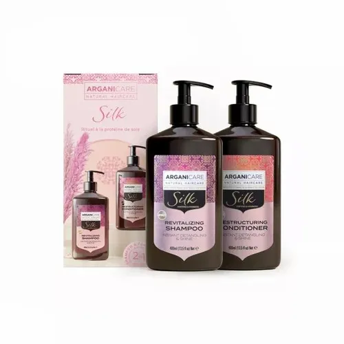 Arganicare - Seidenprotein-Duo-Box