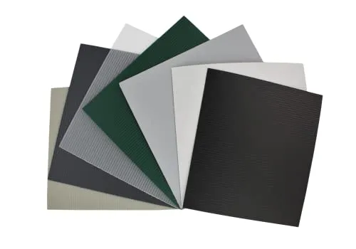 Gartenwelt Riegelsberger Musterbox Handmuster Premium PP Sichtschutzstreifen für Doppelstabmatten Sichtschutz Streifen Zaun