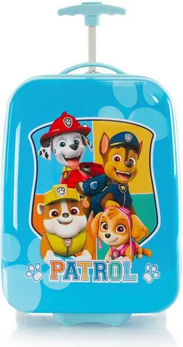 Heys Kinderkoffer Nickelodeon Paw Patrol 46 cm - 2-Rollen-Trolley - Trolley in Paw Patrol Design, leicht und robust aus Polycarbonat, ideal für kleine Abenteurer, Maße: 46 cm x 32 cm x 23 cm, Gewicht: 1.73 kg.
