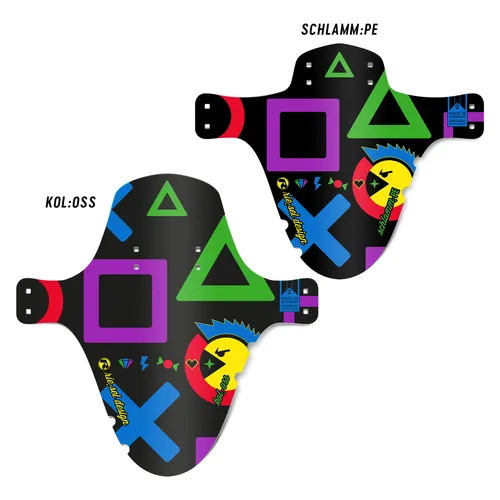 Riesel Design Fahrrad MTB Schutzblech Set Mudguard Vorne & Hinten 20