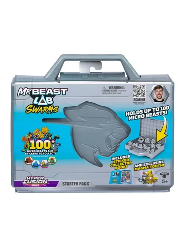 MrBeast Lab Swarms Fusion Case with Figure & Magazine