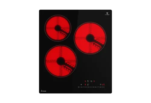 KKT KOLBE Elektro-Kochfeld KF4500RL - 45cm Glaskeramik Kochfeld mit 3 Zonen, Touch-Bedienung und Restwärmeanzeige für sicheres Kochen.