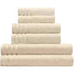 Kleine Wolke Frottier Handtuch ROYAL Sandbeige 50x100 cm in beige von Kleine Wolke