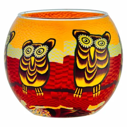 Leuchtglas 345 Eulenpaar