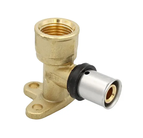 PipeTec Deutschland Pressfitting Pressfitting Wandwinkel 16x2 1/2 Zoll 52mm IG TH Kontur Verbundrohr