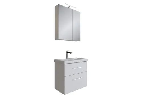 Planetmöbel Badmöbel Set mit Waschtisch und Spiegelschrank von Planetmöbel