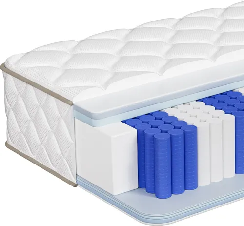 Adormii 7-Zonen Taschenfederkernmatratze H3 – Komfort für erholsamen Schlaf - Die Adormii 7-Zonen Taschenfederkernmatratze bietet ergonomische Unterstützung für optimale Schlafhaltung. Mit atmungsaktiven Materialien sorgt sie für ein angenehmes Schlafklima und ist ideal für die ganze Familie.