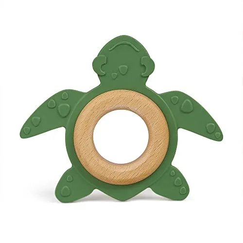 Schnuller & Beißringe Grün von GRÜNSPECHT Naturprodukte