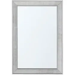 Wandspiegel BUBRY 61 cm x 91 cm Silber - Eleganter Wandspiegel im klassischen Design, ideal für jede Einrichtung. Vergrößert den Raum optisch und ist sowohl für Längs- als auch Queraufhängung geeignet.