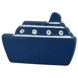 Möbelknopf Kinderzimmerknopf Schrankknopf Modell Blaues Schiff