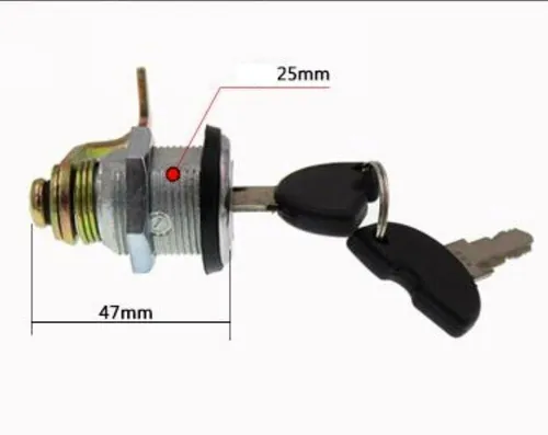 Ersatzschloss für Topcase Koffer Schloß Znen Roller Motorroller Retro Scooter