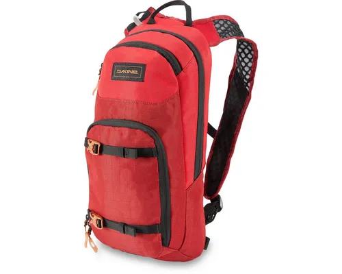 Dakine Fahrradrucksack Session 8L mit Trinksystem - Rot - Sportlicher 8L Bike Rucksack mit abnehmbarer 2L Hydrapak® Trinkblase, ideal für Tagestouren. Atmungsaktive Rückenpolsterung sorgt für hohen Tragekomfort.