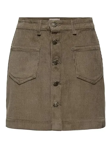 ONLY A-Linien-Rock ONLAmazing in braun von ONLY