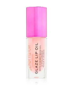 Makeup Revolution Glaze Lippenöl Farbton Glam Pink 4,6 ml