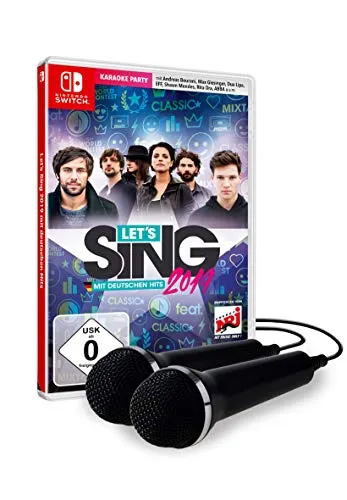 Let's Sing 2019 mit deutschen Hits [+ 2 Mics] (Switch) - Nintendo Switch-Spiel mit 35 Songs, inklusive deutscher Hits und internationaler Chartbreaker. Singe solo oder im Duett und verwandle dein Smartphone in ein Mikrofon!