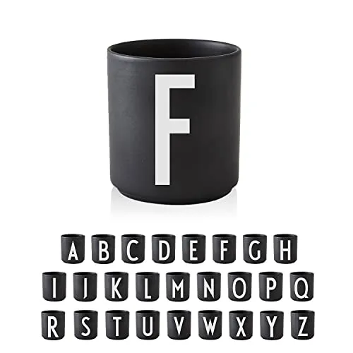 Kaffee- und Teetassen Schwarz von DESIGN LETTERS