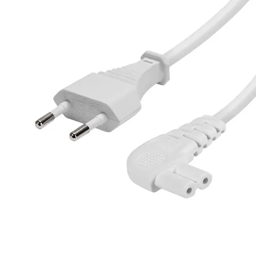 VIVANCO Euro Netzanschlussleitung gewinkelt, 2m
