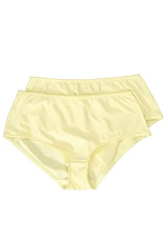 Ulla Popken Midislip 2er-Pack Nadelstreifen in gelb von Ulla Popken