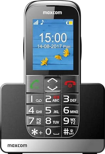 Maxcom MM720 Seniorenhandy Schwarz – Notruf-Taste & großes Display - Handys: Maxcom MM720 bietet große Tasten, ein 2,2 Zoll Display und eine Notruf-Taste für einfache Bedienung und Sicherheit – ideal für Senioren!