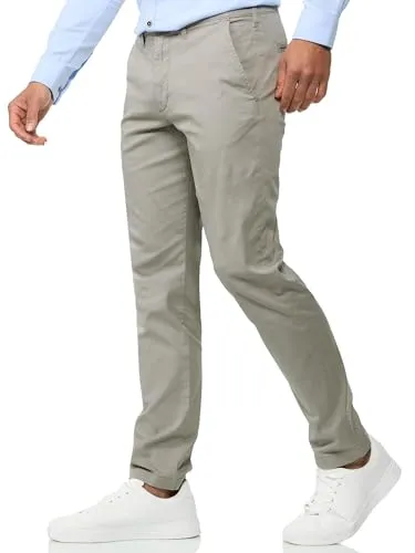 Indicode Chinohose INWasling beige 32/32 - Wanderhosen aus 98% Baumwolle und 2% Elasthan, elastisch und pflegeleicht, ideal für aktive Freizeitgestaltung.