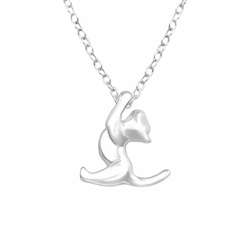 Katzen Halskette 925 Silber - Eleganter Schmuck für Damen und Mädchen - Halskette aus 925 Silber mit einem bezaubernden Katzenanhänger, ideal für Tierliebhaber und ein perfektes Geschenk für jeden Anlass.