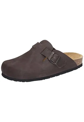 Dr. Brinkmann Clog 41 EU - Herren Pantolette mit ergonomischem Fußbett, aus hochwertigem Leder für besten Tragekomfort und eine klassische Optik. Ideal für den Alltag und Freizeit.