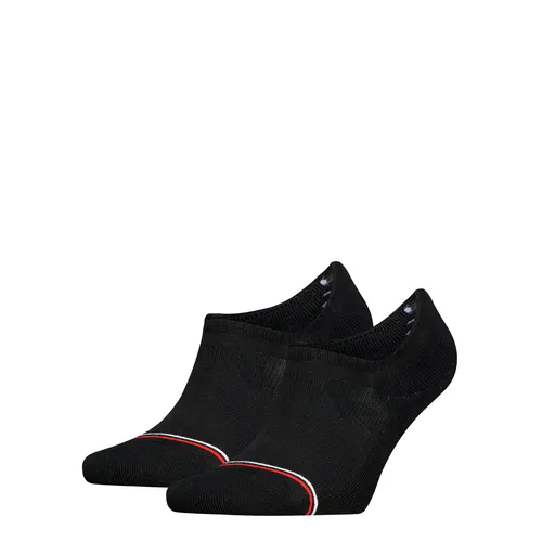 Tommy Hilfiger Unisex Füßlinge 2-er Pack| Gr. 35/38 | Black in schwarz von Tommy Hilfiger