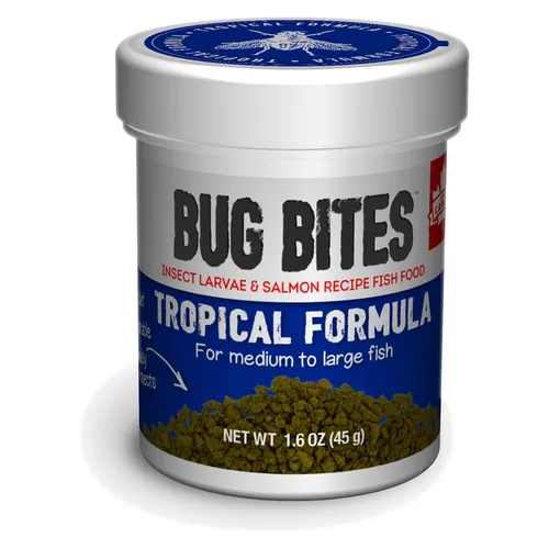 Fluval Bug Bites Tropische Fische, Größe: M-L / 45 g, UVP 4,99 EUR, NEU