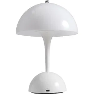 Rolf-Kern Tischlampe Stil, weiß mit LED, kabellos, 150 Lumen / 1,9 Watt, dimmbar für außen