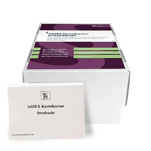 Produktbild ASSEX Karteikarten Strafrecht