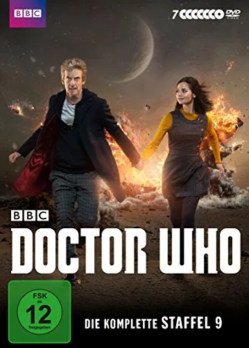 Doctor Who - Die komplette 9. Staffel [7 DVDs] - Science-Fiction-Serie mit spannenden Abenteuern, ideal für Fans und Einsteiger, freigegeben ab 12 Jahren.