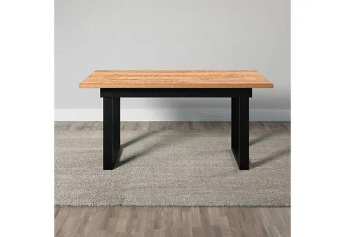 Home affaire Esstisch Elda – Moderner Küchentisch mit stabiler Tischplatte - Eleganter Esstisch »Elda« für dein Esszimmer, mit 32 mm stabiler Tischplatte und Metallfüßen. Ideal für gesellige Runden, bis 100 kg belastbar und einfach zu reinigen.
