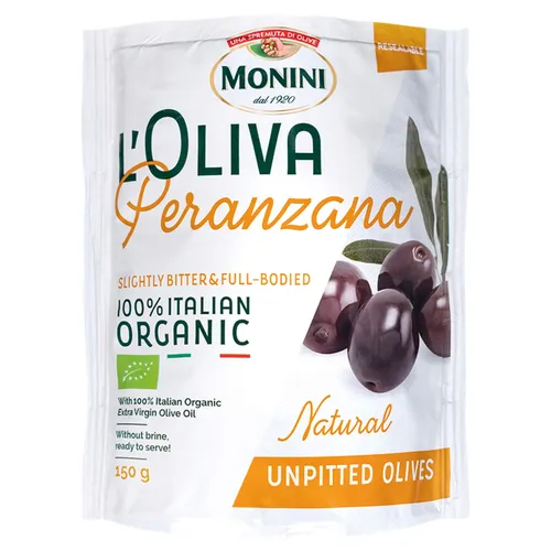 Monini Leccino Oliven 150g Beutel