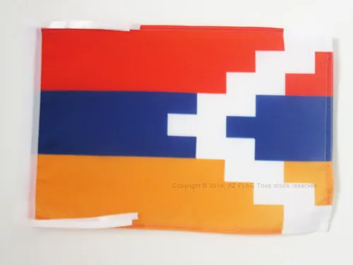 FLAGGE BERGKARABACH 45x30cm mit kordel - GHARABAGH FAHNE  30 x 45 cm - flaggen A