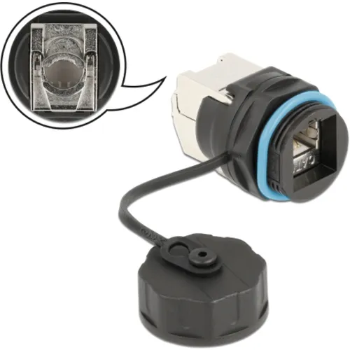 Delock Netzwerkanschluss - RJ-45 (M) - STP