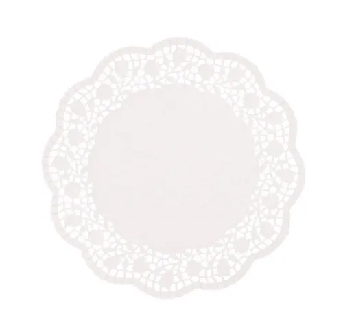 PAPSTAR Modellierwerkzeug 100 Tortenspitzen rund Ø 25 cm weiss