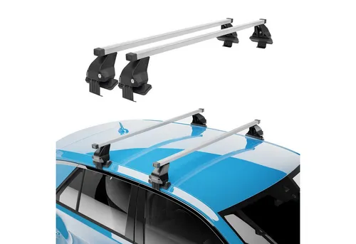 OMAC Dachträger Menabo Stahl Gepäckträger für VW Polo 2009-2017 - Dachgepäckträger aus hochwertigem Stahl, abnehmbar und wasserbeständig. Ideal für Outdoor-Aktivitäten und vielseitig einsetzbar, um Ihr Reiseerlebnis zu optimieren.