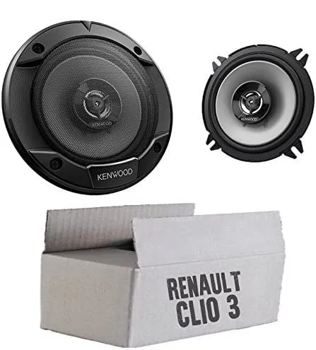 Kenwood KFC-S1366 Lautsprecher Einbauset für Renault Clio 3 - Car-HiFi-Lautsprecher, 13cm 2-Wege Koax-System für optimalen Klang und einfache Installation im Renault Clio 3.