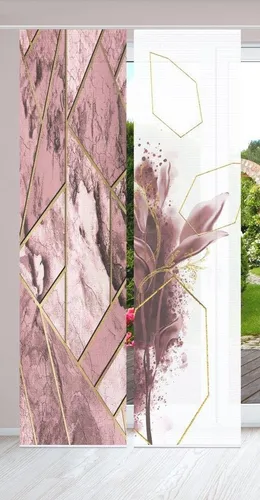 HOME in green Schiebevorhang Kupfer - Eleganter Schiebevorhang aus hochwertigem Synthetik in Kupfer, Maße: 60x245 cm, ideal für stilvolle Raumgestaltung. Holen Sie sich 10€ Willkommens-Gutschein bei Newsletter-Anmeldung!