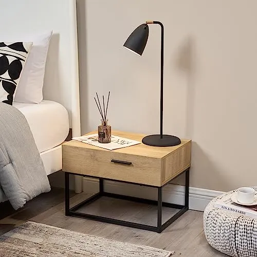 Nachttische Braun von en.casa