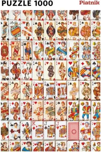 PIATNIK Puzzle Spielkarten 1000 Teile von Piatnik