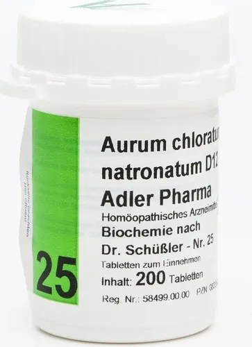 BIOCHEMIE Adler 25 Aurum chloratum natr.D 12 Tabl. 200 St