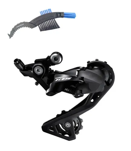 maxxi4you Schaltwerk Shimano 105 RD-R7000-GS Schaltwerk 11 Fach inkl maxxi4you Kettenbürste