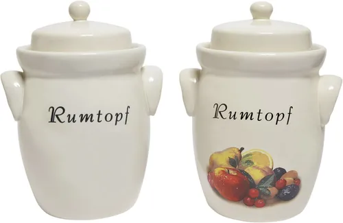 Rumtopf 3,5 L creme / bunt