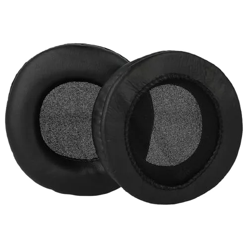 vhbw 2X Ohrpolster kompatibel mit Sony MDR RF4000, RF6500, RF7000, RF5000, RF 6000 Kopfhörer Headset, Schaumstoff/Kunststoff Schwarz