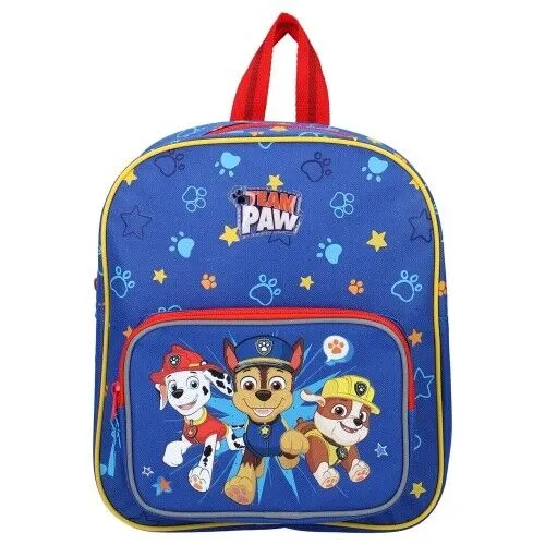 Paw Patrol Rucksack Tasche Marshall Chase Rubble 28x25x13cm Blau Kindergarten