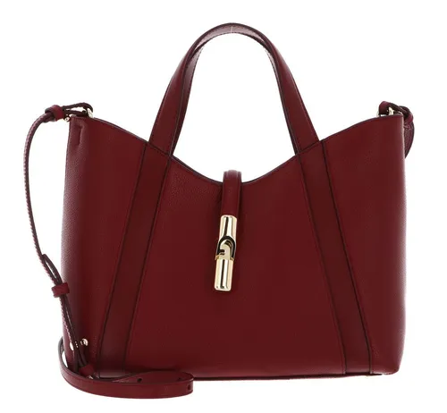 Furla Goccia S Handtasche - Damen - dunkelrot - Elegante Furla Goccia S Handtasche aus genarbtem Leder in stilvollem ciliegia. Ideal für jeden Anlass und bietet ausreichend Platz für Ihre Essentials.